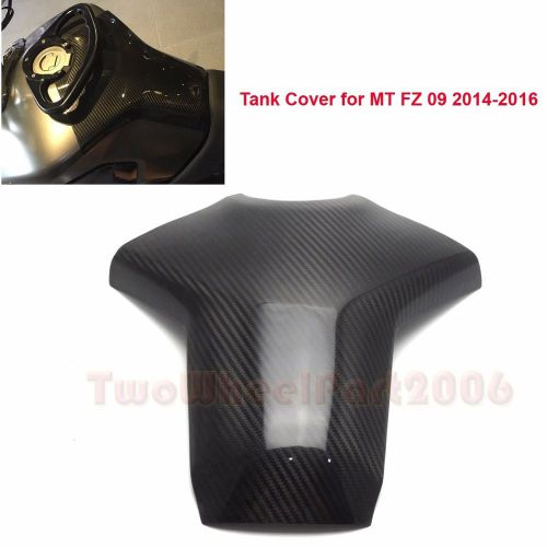 Real carbon fiber 3d tank pad protector fit for yamaha mt fz 09 14-16 2015 new