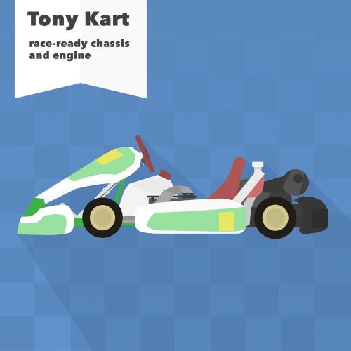 Tonykart  - racing gokart chassis &amp; prd engine + more!