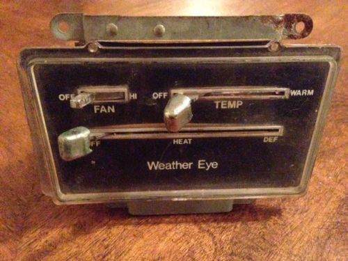 71 72 73 74 amc javelin amx original weather eye heater control