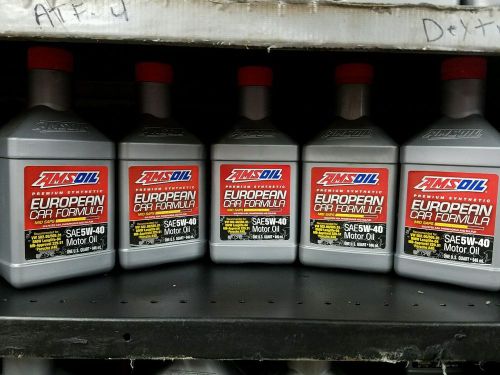 Synthetic motor oil - amsoil signature 5w-40 5 quarts for european cars