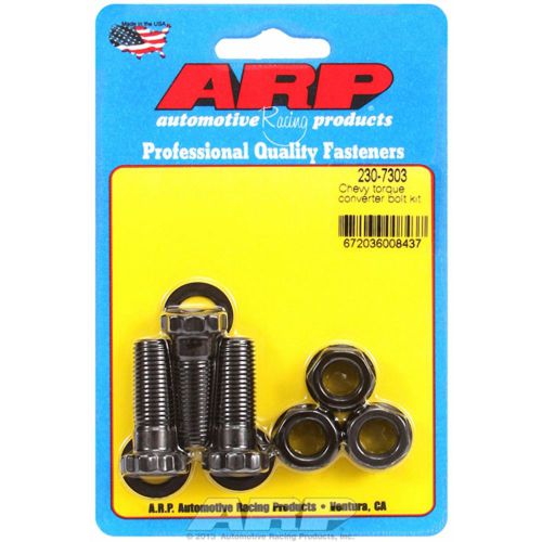Arp 230-7303 torque converter fastener chevy torque converter bolt kit bla