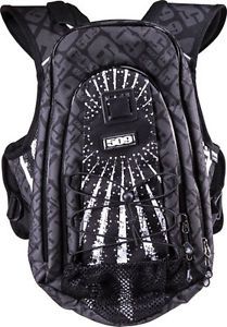 Adult large 509 tek vest backcountry snowmobile chest protector / backpack kit