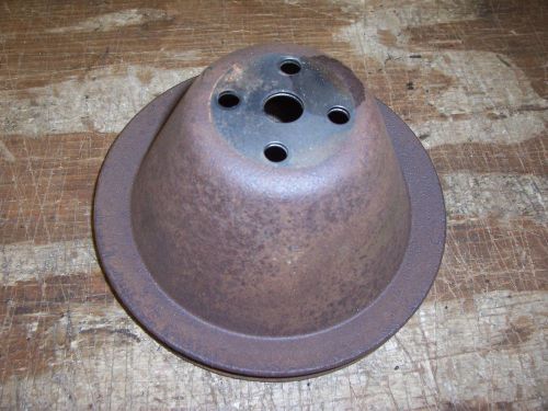 1959-1962 chevrolet impala belair 235 six cylinder motor water pump pulley