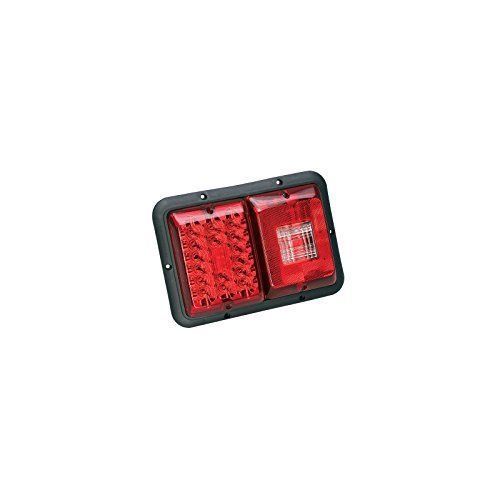 Bragman led recessed horizontal mount double taillight (red, incandescent bac...