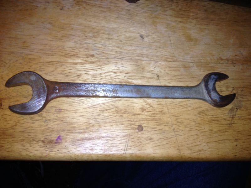 Vintage vlchek open end wrench, w2428, 7/8, 3/4