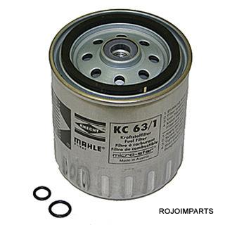 Mercedes 190d 300d 350sd e300d s350 d fuel filter spin on mahle new