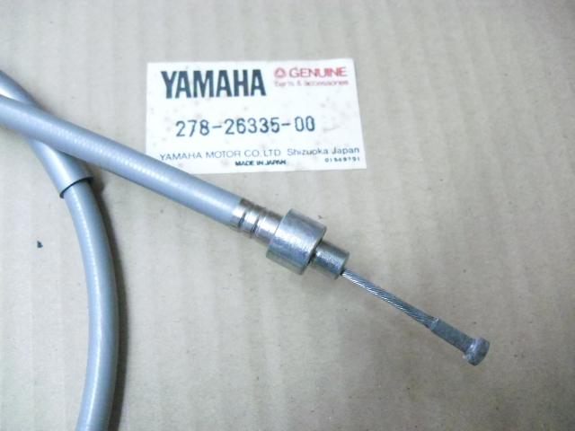 Yamaha ds7 rd250 r5 clutch cable nos genuine yr5 clutch wire grey 278-26335-00
