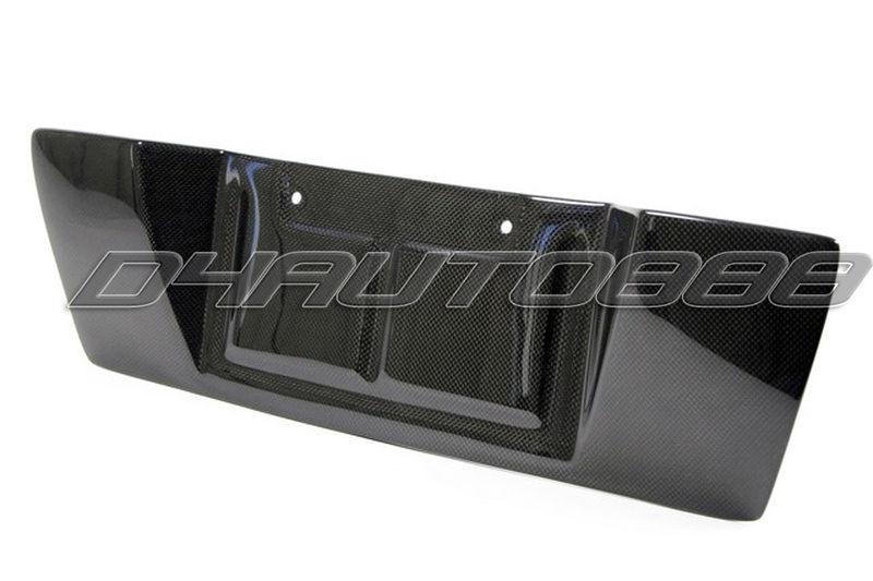 Carbign craft carbon fiber license plate backing 03-08 mazda rx8 rx-8 cbx-rx8