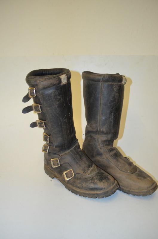 Vintage norstar motorcycle motocross boots men's 10.5-11 made in italy