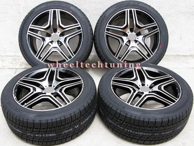 22" mercedes benz wheel and tire package - rims fit mbz gl350, gl450 and gl550