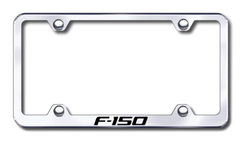 Ford f150 wide body  engraved chrome license plate frame -metal made in usa gen