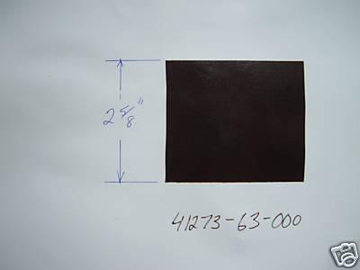 2 5/8" dark brown metallic decal pinstripe 41273-63-000