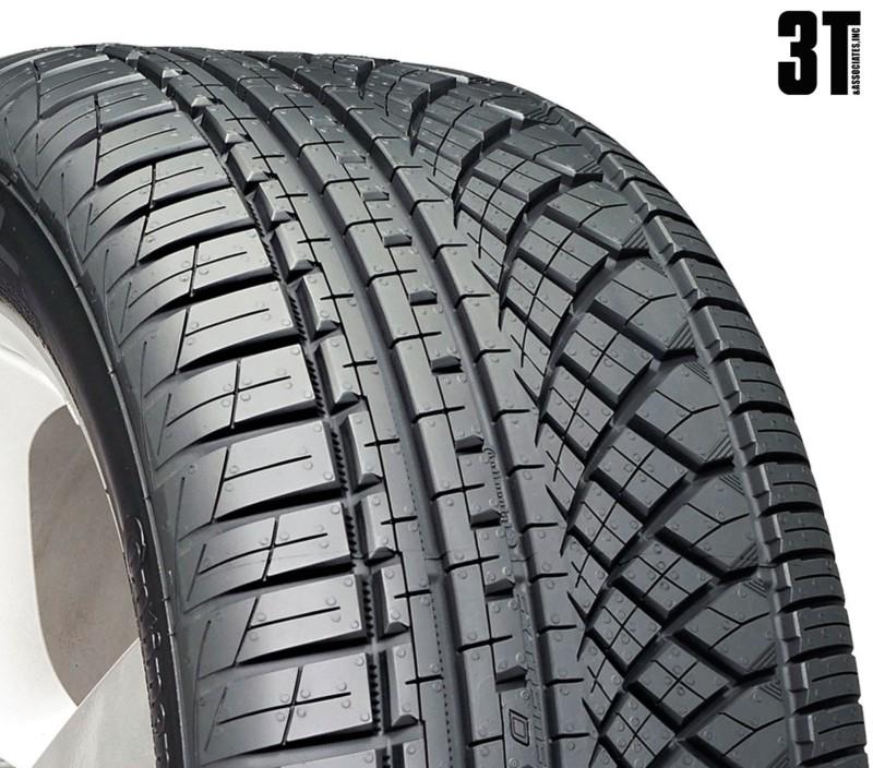 2-new 245 30 22 "continental extreme contact dws" low profile tires