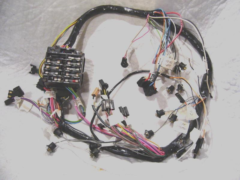 1969 chevelle el camino tach and gauge dash cluster housing wiring harness