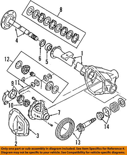 Ford oem f7uz-1s177-a seal, wheel, rear/wheel seal
