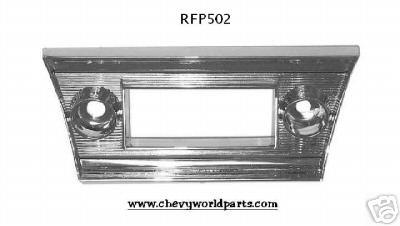 67 chevelle dash radio face plate bezel ss396 1967