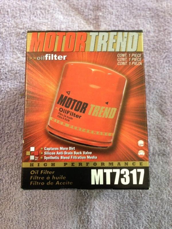 Motor trend oil filter box of six mt7317 ph7317 pl14610 po109 m1110 free ship