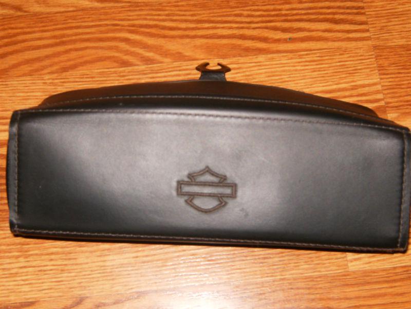 Harley davidson leather fairing pouch