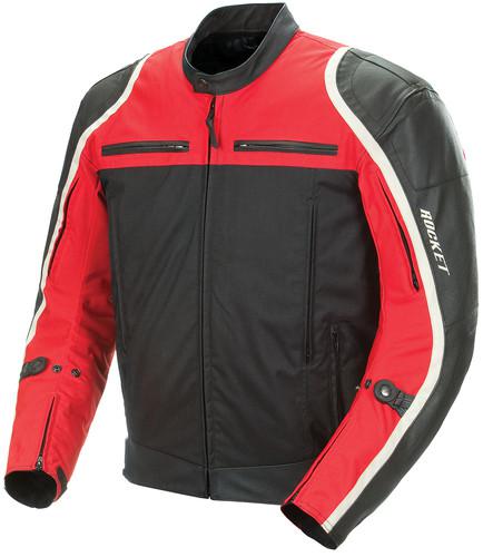 Joe rocket comet street motorcycle jacket red black size xx-large