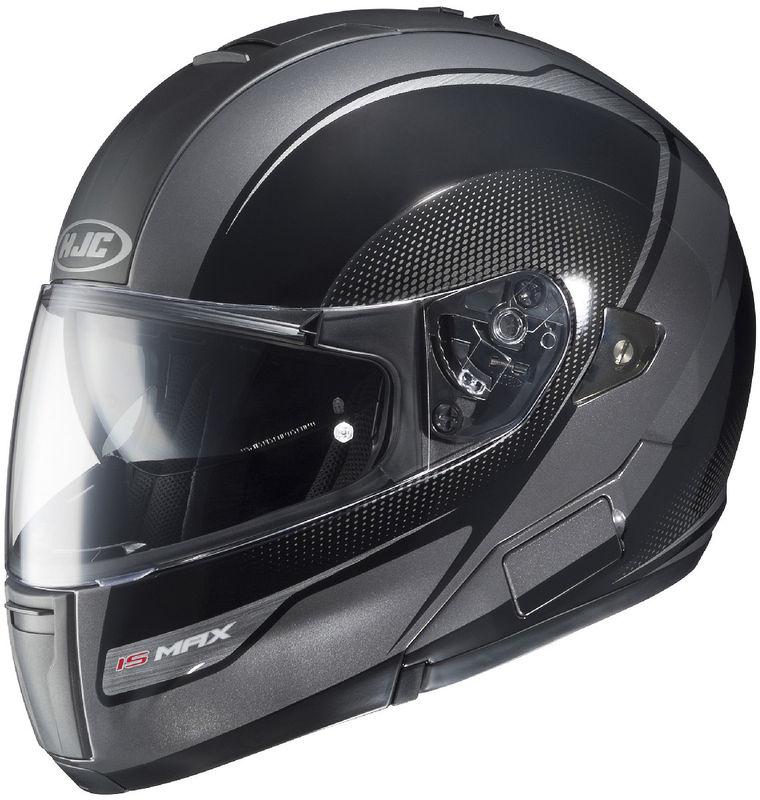 Hjc is-max bt sprint black silver 3x-large xxxl 3xl motorcycle modular helmet