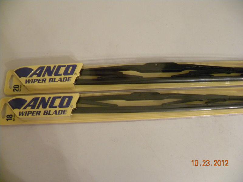 20 inch and 18 inch anco reliable performance wipers with kwik connect