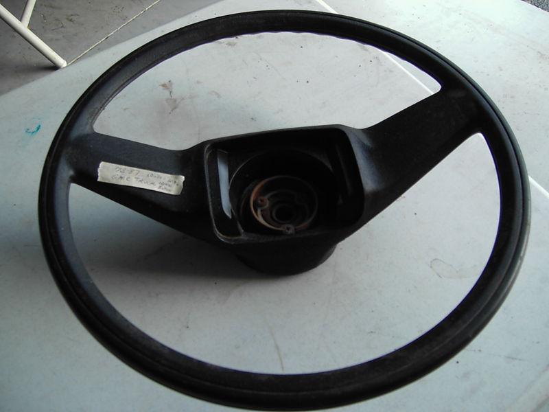 1973-87 gmc pickup truck steering wheel (black)
