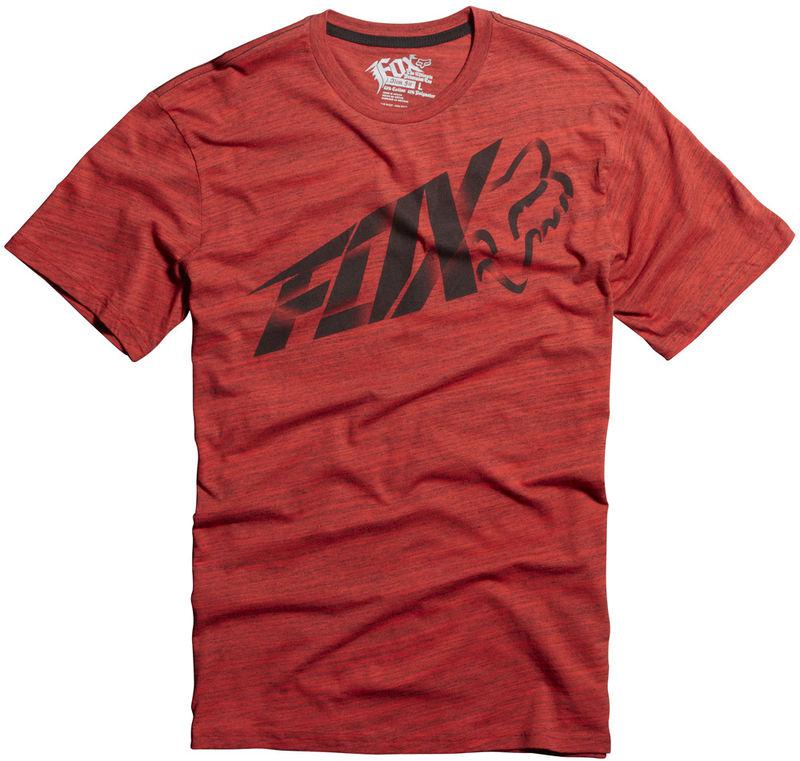 Fox riptide red tee shirt t-shirt motocross t tshirt mx 2014