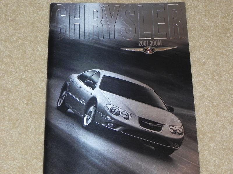 2001 chrysler 300m nos dealer sales brochure from my dealership. old stk 