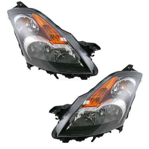 07-09 nissan altima headlights headlamps left & right lamp pair set new