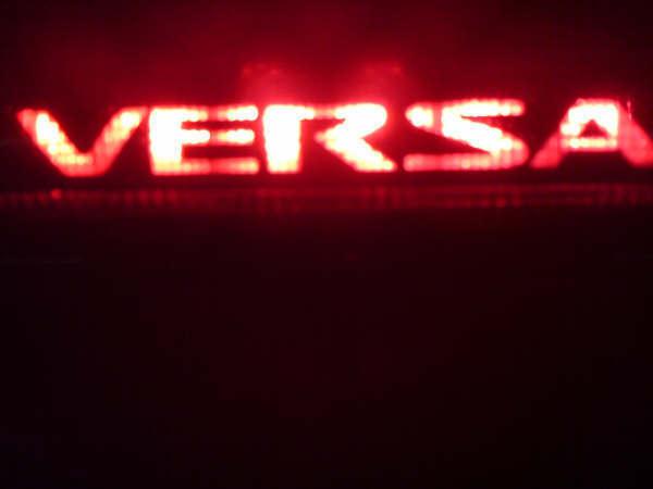 Nissan versa hatchback 3rd brake light decal overlay 05 06 07 08 09 2010 2011 12