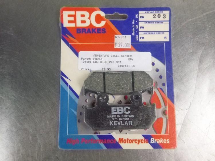 Ebc motorcycle brake pad ebc fa203 new