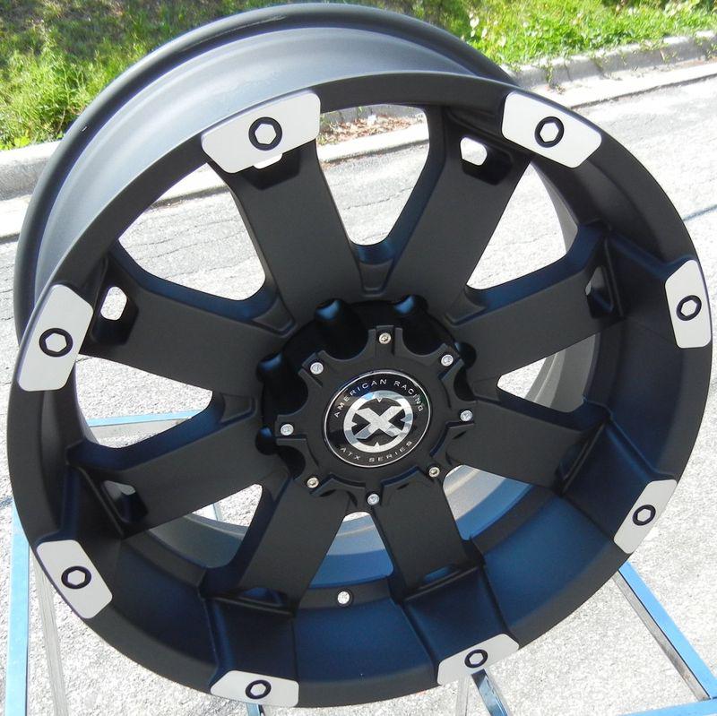20" black machined atx crawl wheels rims ford f150 expedition navigator 6x135