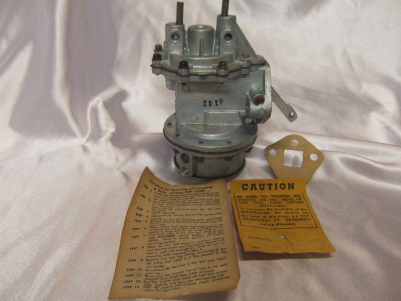 New (nos) 1955-57 chevy vacuum fuel pump 265-283 pump 4141 