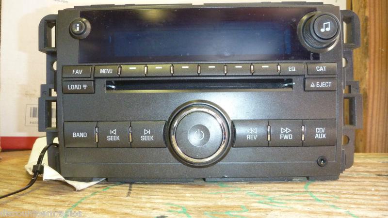06-09 buick lucerne radio 6 disc cd player 15797876 * oem