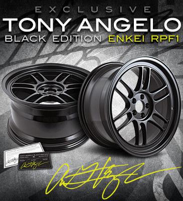 Enkei rpf1 tony angelo black edition 18 x 9.5, 5 x 100, + 38 offset 