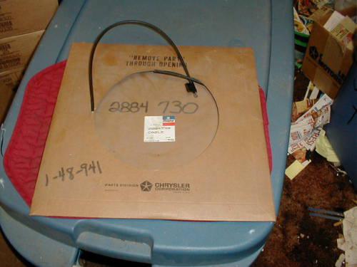 Nos mopar 1970-4 e & b body heater temp control cable