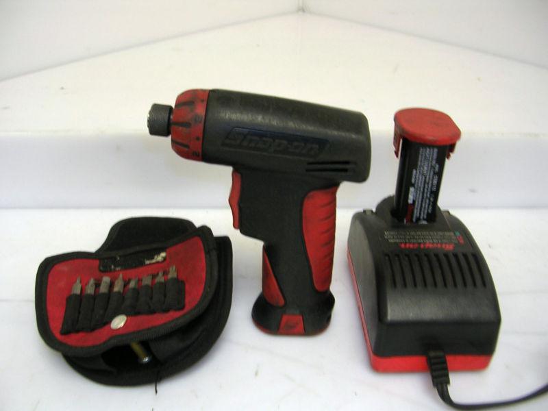 Snap on cordless screwdriver w/2 batteries & charger cts561cl
