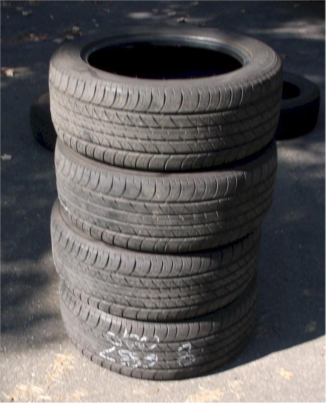 4 great  cooper used tires, p215-55-r17