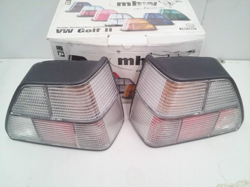 Vw golf ii  all clear tail lights by mhw new pair