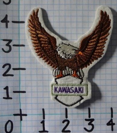 Vintage nos kawasaki motorcycle patch from the 70's 004