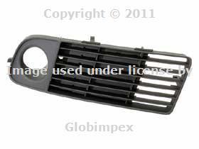 Audi a6 2.8 (98-01) bumper cover grille left front genuine + 1 year warranty