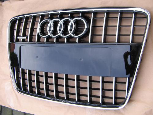 Audi q7 s-line original front grille chrome grill with license plate 