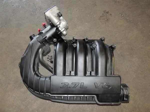 2006-2010 charger 2.7l intake manifold & throttle oem