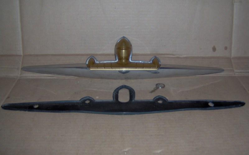 1955 56 lincoln trunk lock assembly complete w/gasket & key ratrod custom kustom