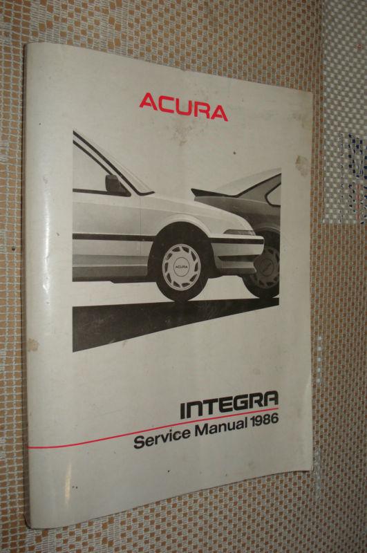 1986 acura integra service manual original shop book rare repair book