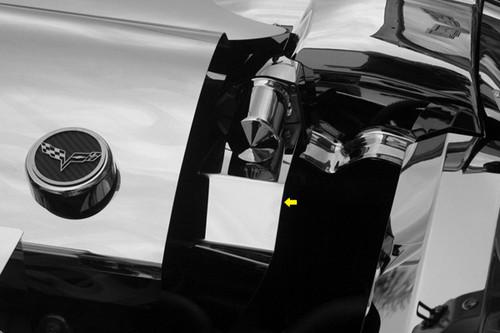Acc 043108 - 05-07 chevy corvette belt tensioner cover polished car chrome trim