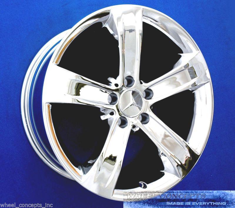 Mercedes sl550 sl600 18 inch chrome wheel exchange 18" sl500 sl 500 550 600