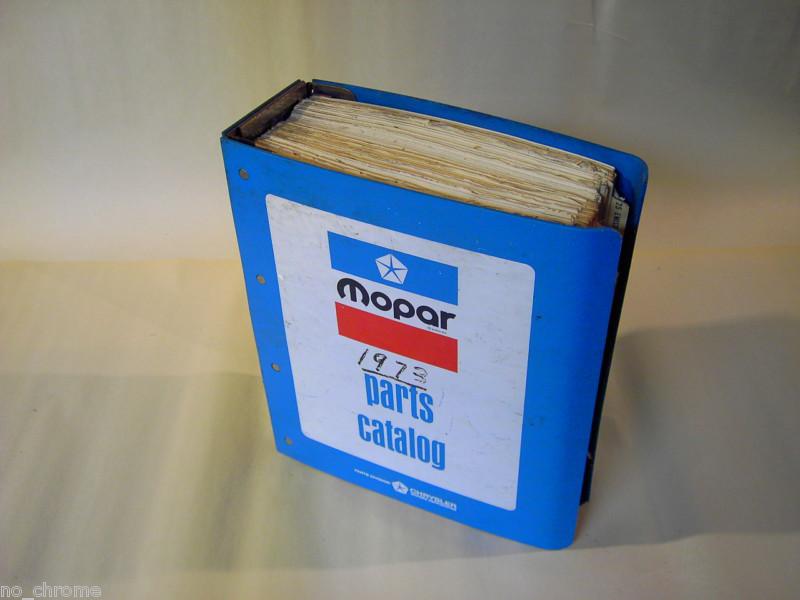 1973 mopar factory parts manual/catalog