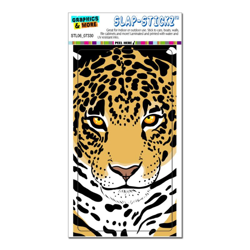 Leopard - big cat - slap-stickz™ automotive car window locker bumper sticker
