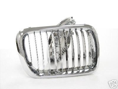 97-99 facelift bmw e36 all chrome euro sport kidney wide front hood grill grille